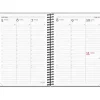 Ugekalender - A6 - Spiral - Højformat - Genbrugskarton - Matsort - 2027 - Mayland - 27201120