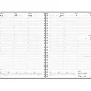 Ugekalender - A5 - Spiral - Højformat - PP-plast - Mørkegrå - 2027 - Mayland - 27200000