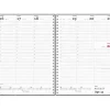 Ugekalender - A5 - Spiral - Højformat - Genbrugskarton - Matsort - 2027 - Mayland - 27200500