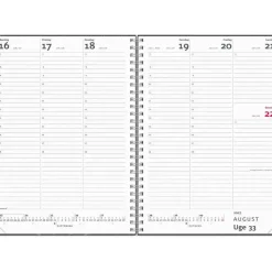 Ugekalender - A5 - Spiral - Højformat - Genbrugskarton - Matsort - 2027 - Mayland - 27200500