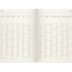 Ugekalender - Forma Deluxe - A5 - Højformat - Kunstskind - Brun - 2027 - Mayland - 27200800