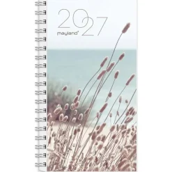 Ugekalender International - m/4 illu. - 101x170mm - Spiral - Højformat - 2027 - Mayland - 27088100