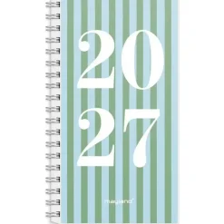 Ugekalender International - m/4 illu. - 101x170mm - Spiral - Højformat - 2027 - Mayland - 27088100