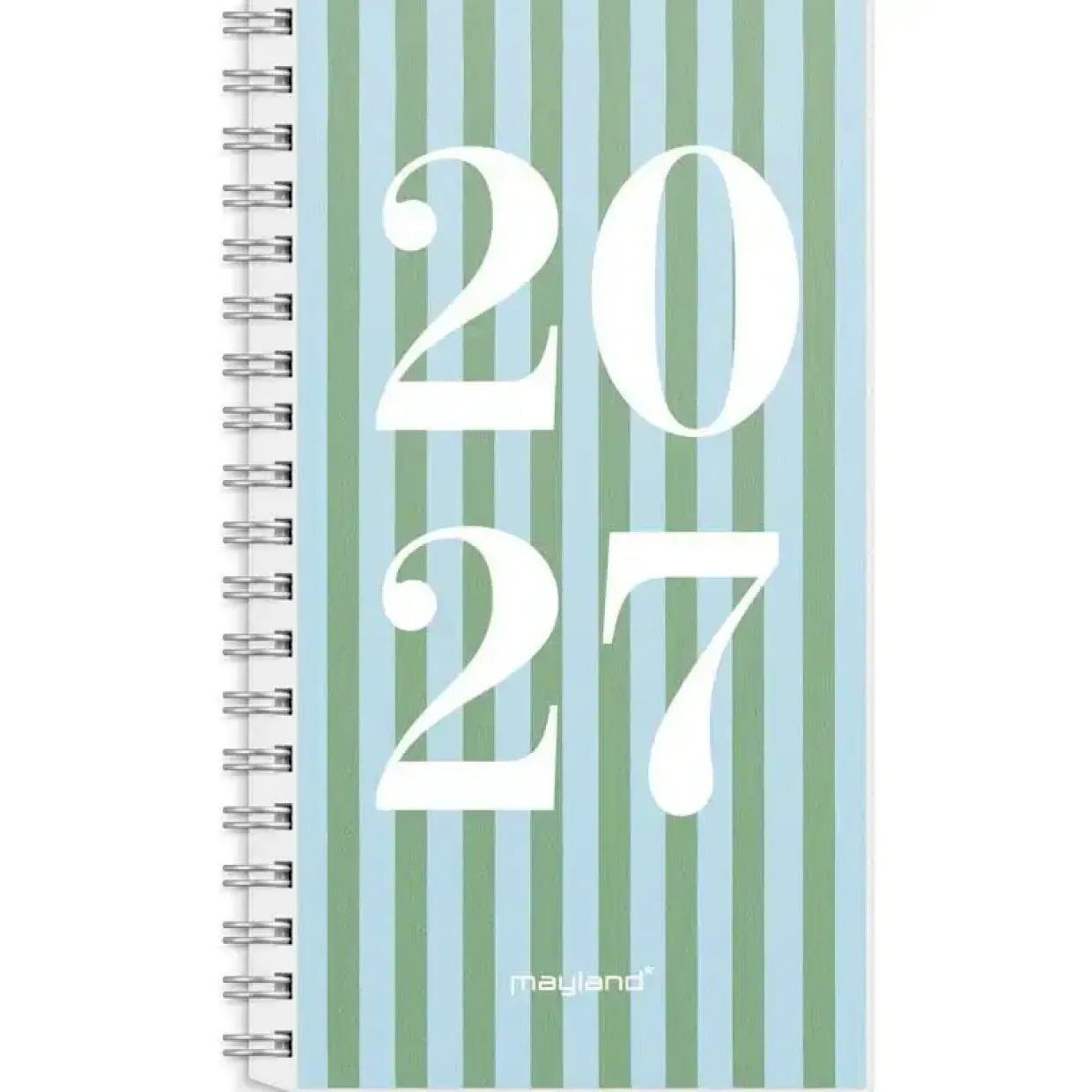 Ugekalender International - m/4 illu. - 101x170mm - Spiral - Højformat - 2027 - Mayland - 27088100
