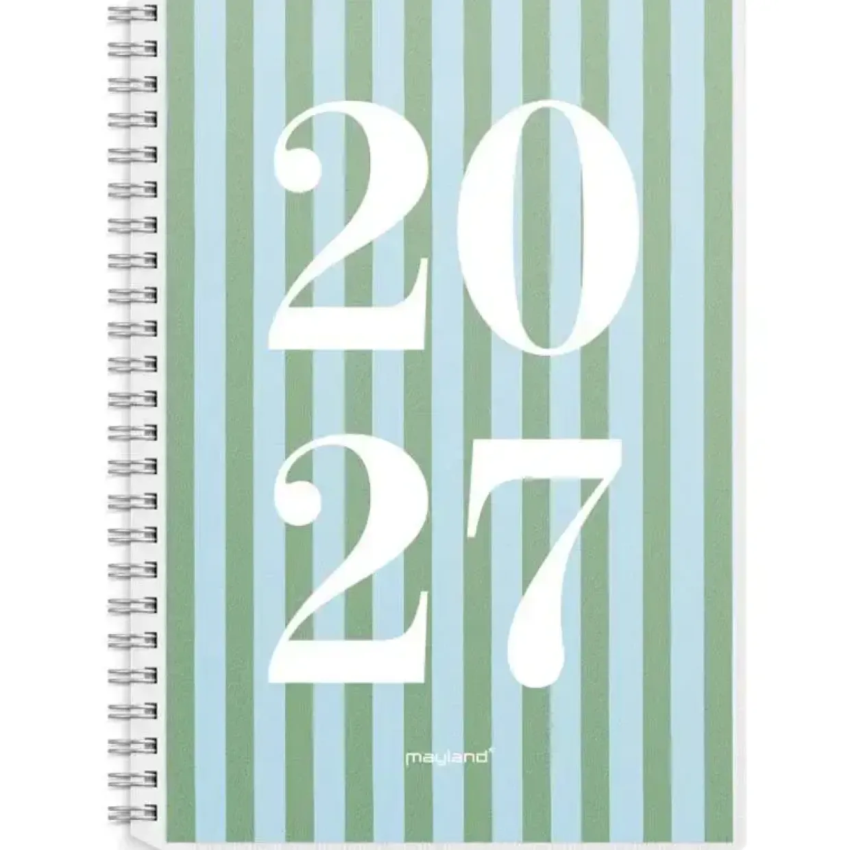 Ugekalender m/4 forside illu. - A5 - Højformat - Spiral - PP-plast - 2027 - Mayland - 27200400