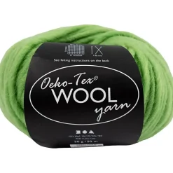 Uldgarn L: 50 m lime 50 g