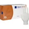 Undersøgelseshandske, ABENA Classic, XL, hvid, nitril, pudderfri - 200 stk