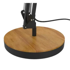 Unilux Baya Bamboo LED lampe, sort/træ