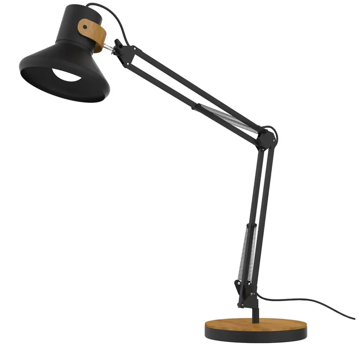 Unilux Baya Bamboo LED lampe, sort/træ