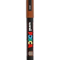Uni Posca tusser, stregtykkelse: 2,5 mm, PC-5M , brown, medium, 1stk.