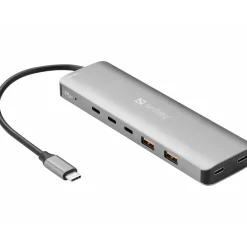 USB adapter - Sandberg USB-C to 5 x USB-C + 2 x USB-A 100W