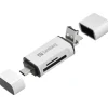 USB C adapter - Sandberg Card Reader USB-C+USB+MicroUSB