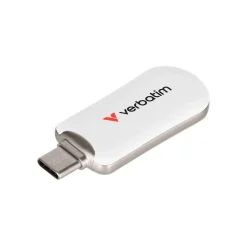 USB-C Flash Drive - Verbatim Plectra - 512GB - Hvid