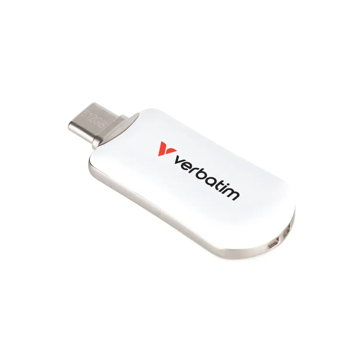 USB-C Flash Drive - Verbatim Plectra - 512GB - Hvid