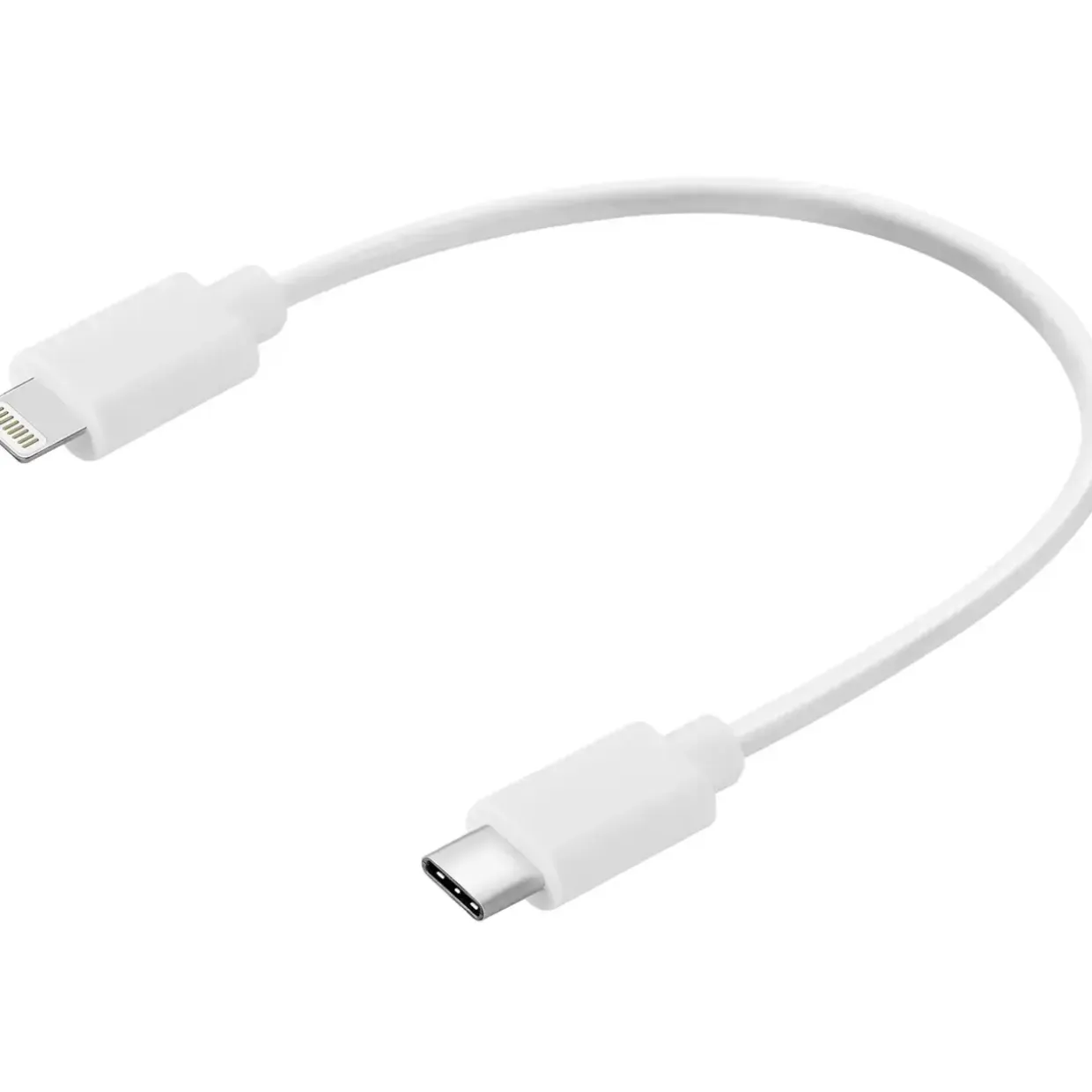 USB-C, Sandberg USB-C PD to Lightning MFI 0.2M, hvid