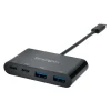 USB hub - Kensington Hub CH1000 USB-C 4-Port Hub Black