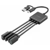 USB kabel - Sandberg USB-C/A to 2A+2C Splitter