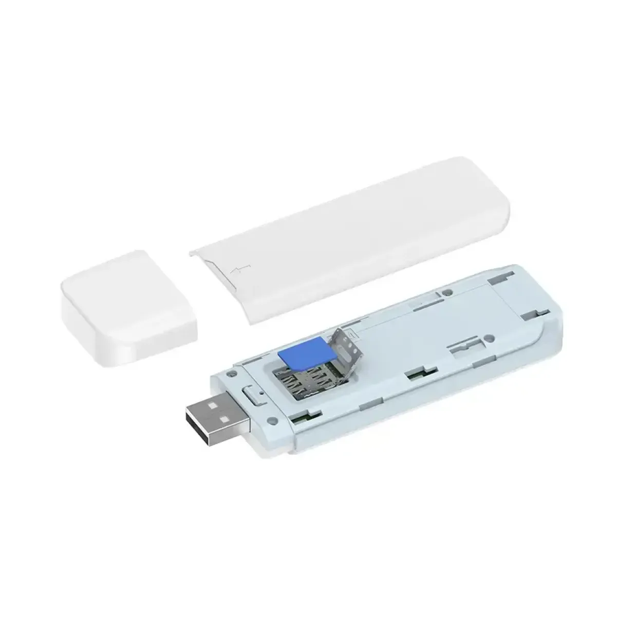USB netværksadapter - D-Link - 4G LTE AX300 Wi-Fi 6 USB Adapter - Hvid