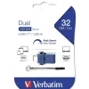USB stik Verbatim USB 3.0 Store 'N' Go Dual Drive / USB-C 32GB, Black