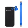 USB Verbatim USB 3.2 Gen 2 256GB Pocket SSD, Sort/Blå