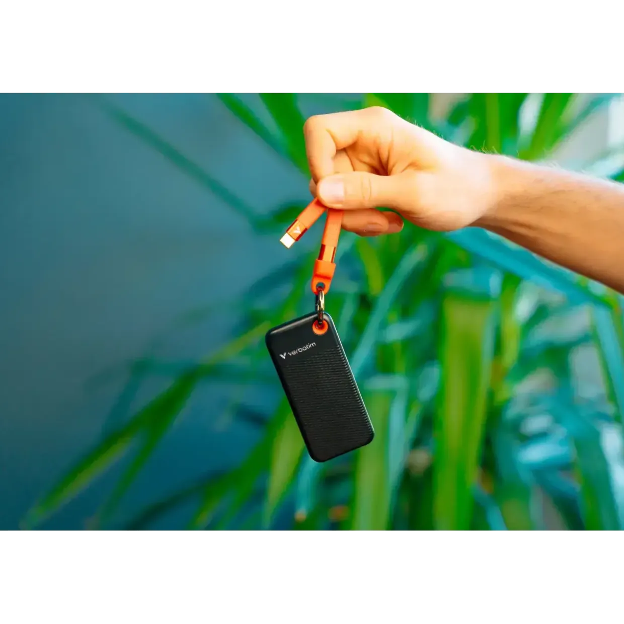 USB Verbatim USB 3.2 Gen 2 512GB Pocket SSD, Sort/Orange