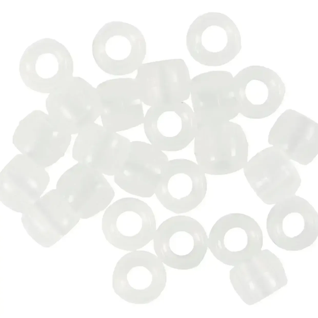 UV-perler , L: 6 mm, diam. 8 mm, hulstr. 4 mm, ass. farver, 700ml/ 1 ds., 320 g