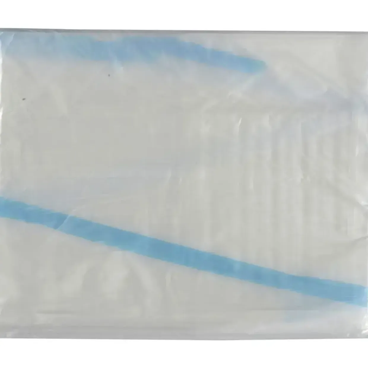 Vandopløselig sæk 60 L klar virgin 66x84cm - 100 stk - koldtvandsopløselig