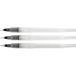 Vandpensler, str. S + M + L , 10 ml, 3stk.