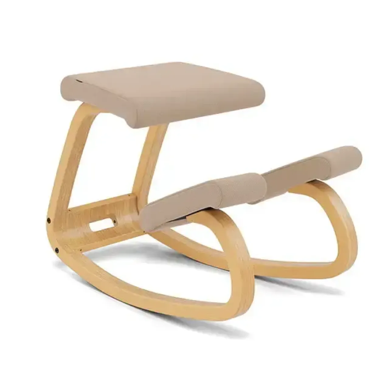 Variable knæstol Beige/Lys brun ask