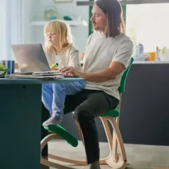 Variable Plus knæstol Grøn/Lys brun ask