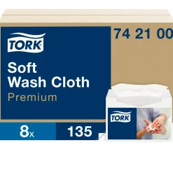 Vaskeklud Tork 742100 Premium Soft 135 klude - 8 pakker