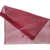 Vaskenet - 60x65 cm - Polyester - Snorlukning - Rød