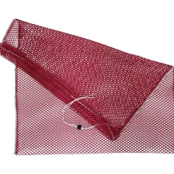 Vaskenet - 60x65 cm - Polyester - Snorlukning - Rød