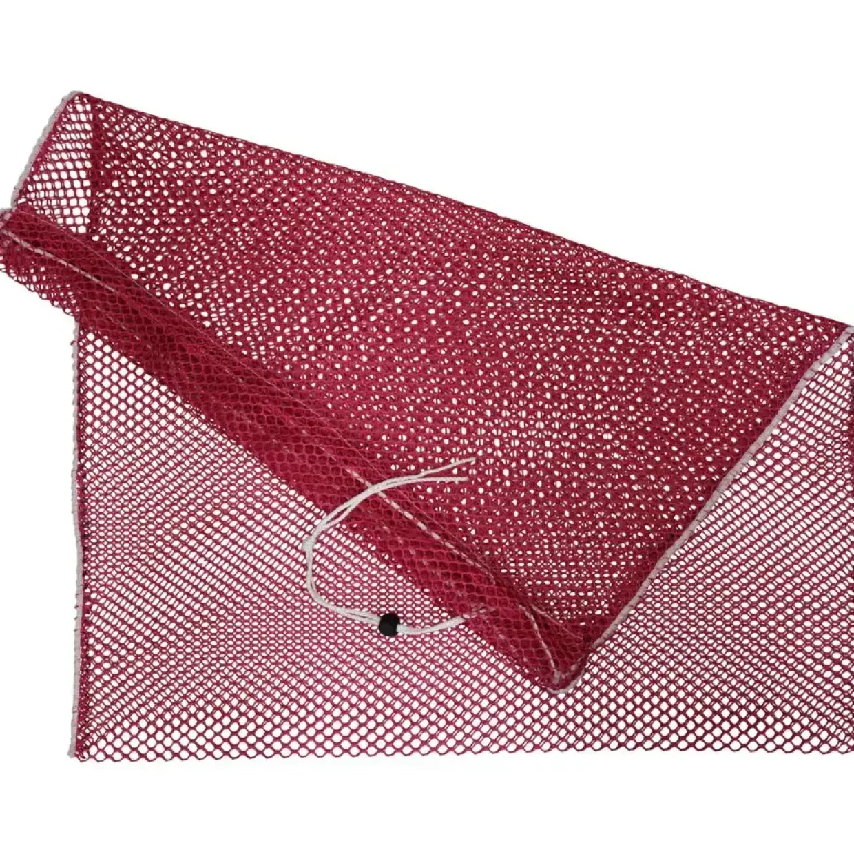 Vaskenet - 60x65 cm - Polyester - Snorlukning - Rød