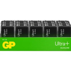 9v Batteri GP Ultra Plus Alkaline 20-pak