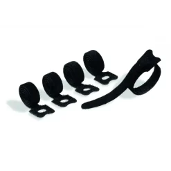 Velcro kabelbinder sort 2 x 20 cm CAVOLINE GRIP TIE - pakke med 5 stk.