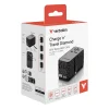 Verbatim Adapter Charge Travel Diamond 85W Ret Cable CNT-02 sort