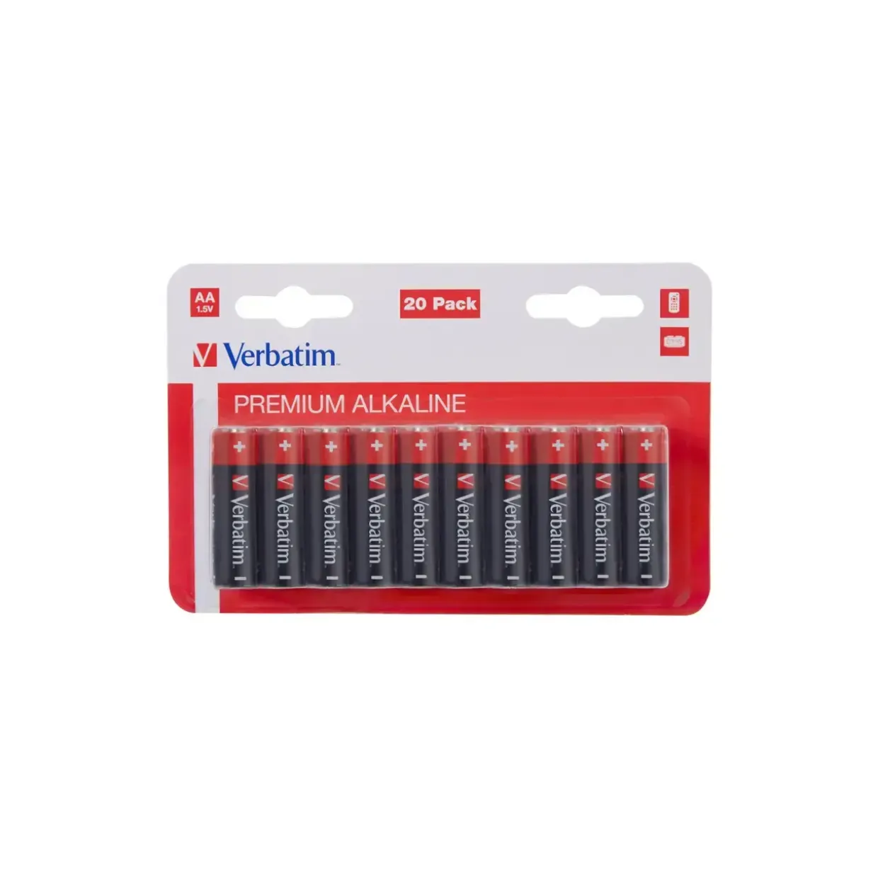 Verbatim Alkaline AA/LR6 - Batterier - 20 stk.