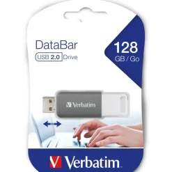 Verbatim DataBar USB 2.0 Drive 128GB Grey