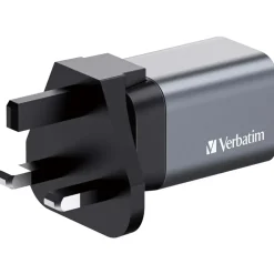 Verbatim GNC-65 GaN Charger 3 Port 65W USB-A/USB-C