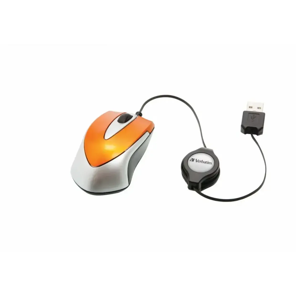 Verbatim Optical Mini Travel Mouse USB Volcanic Orange