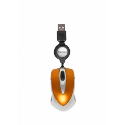 Verbatim Optical Mini Travel Mouse USB Volcanic Orange