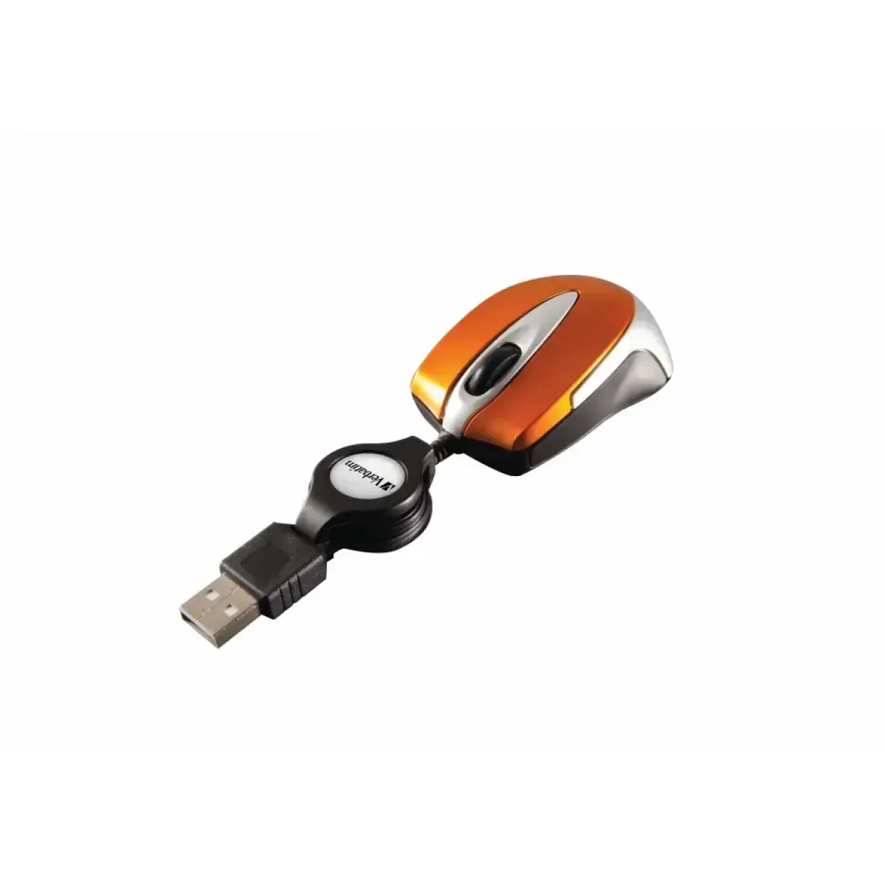 Verbatim Optical Mini Travel Mouse USB Volcanic Orange