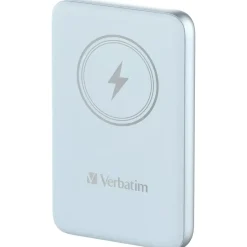 Verbatim Power P 10000 mAh UBS-C PD 20W WIRELESS 15W Blå - Køb minimum 10 stk.