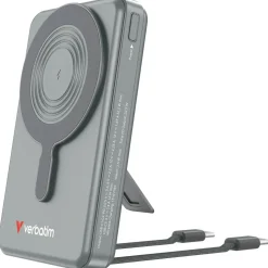 Verbatim VERBATIM Charge'n'Go 2C & Display PowerBank 10000 mAh Grey