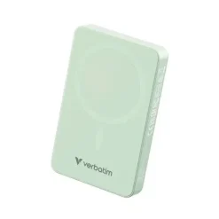 Verbatim VERBATIM Essentials Powerbank Magnet Wireless 10000Mah Green