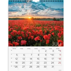 Vægkalender - Dansk natur - 290x392mm - Spiral - 2027 - Mayland - 27066650