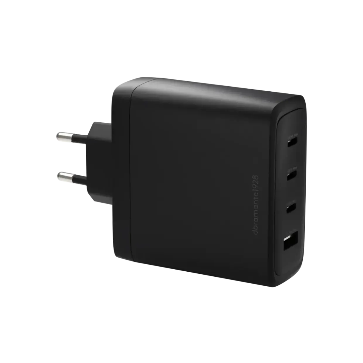Vægoplader - Dbramante1928 - re-charge IT - 3xUSB-C 140W + 1xUSB-A - Sort