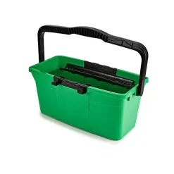 Vinduespudsersæt - Unger - 35 cm - 12 liter - Grøn - Med spand og tilbehør
