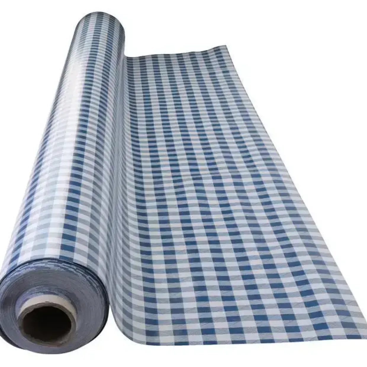 Voksdug, blå, hvid, tern, B: 140 cm, 1 lb.m.